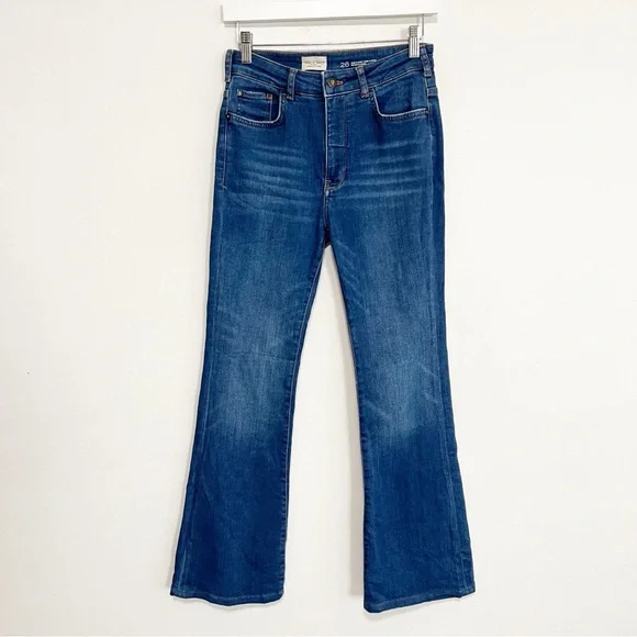 BOGO! Anthropologie Pilcro High Rise Flare Jeans Blue Size 26 - Picture 2 of 10